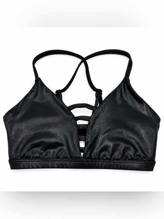 Buffbunny Collection Other - Buffbunny Collection Sports Bra Women size S Black Strappy Cutout workout